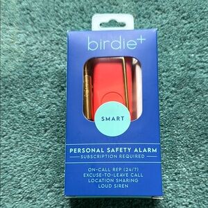 NWT Birdie + Personal Safety Alarm in Bold Red